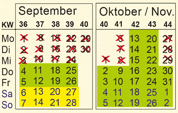Oeffnungszeiten 2025 D 1